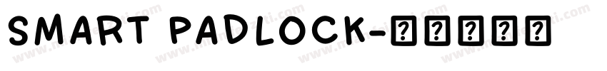 SMART PADLOCK字体转换